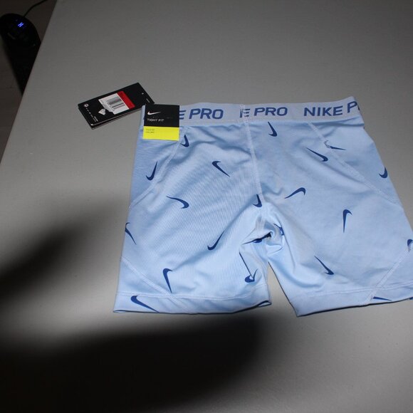 Blue Nike Pro Athletic Shorts Size Large New - Picture 3 of 3